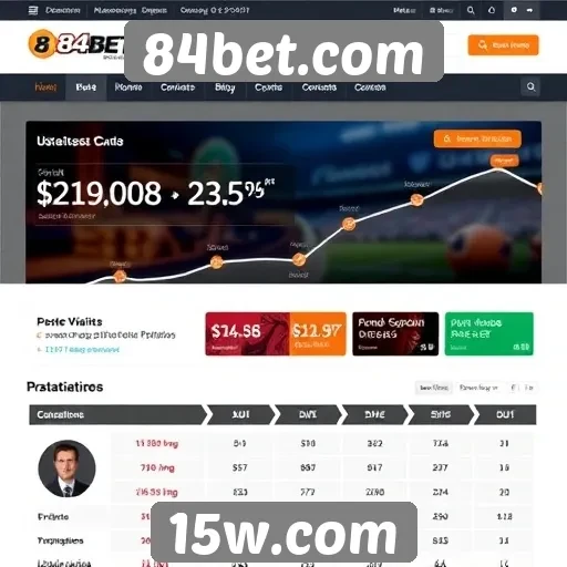 Estatísticas de visitantes do 84bet.com